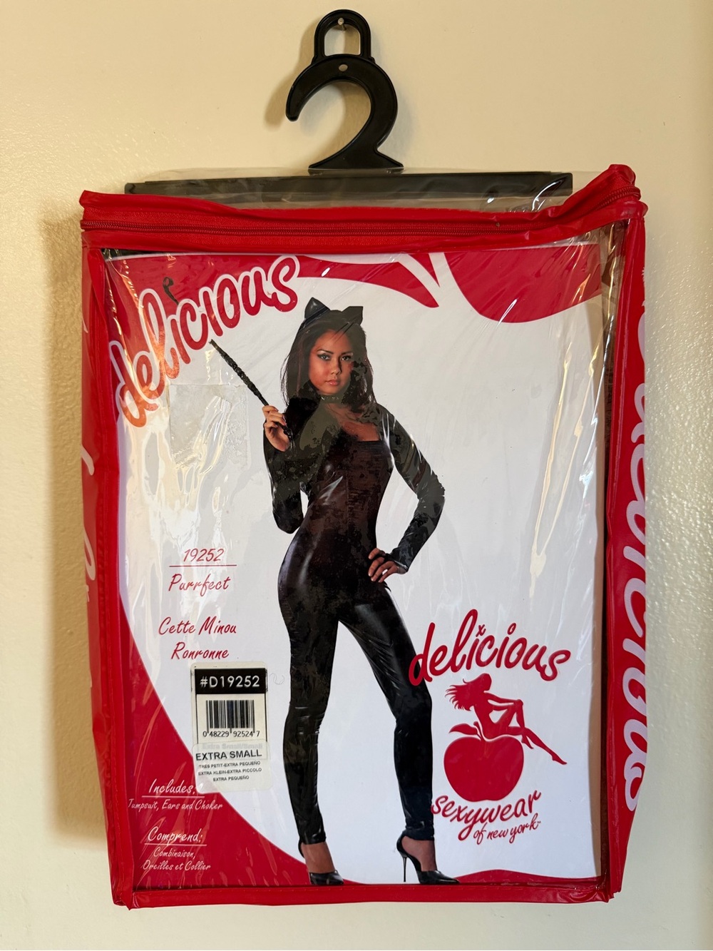 Delicious Black Cat Sexywear Bodysuit with Headband